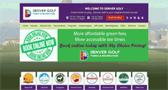 Desktop Screenshot of cityofdenvergolf.com